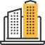 Office block icon 64x64