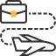 Business travel icon 64x64