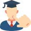 Graduate icon 64x64