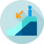 Escalator down icon 64x64