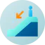 Escalator down icon 64x64