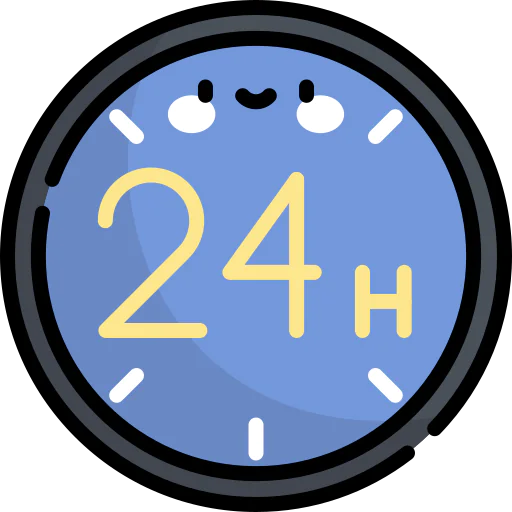 24 hours biểu tượng