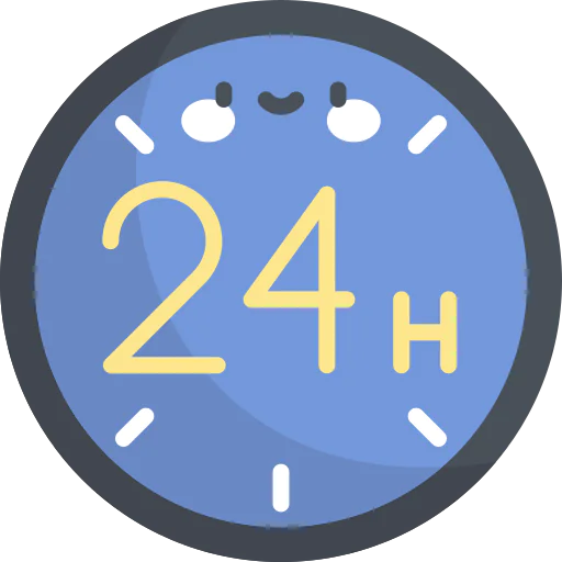 24 hours アイコン