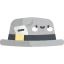 Fedora hat Ikona 64x64