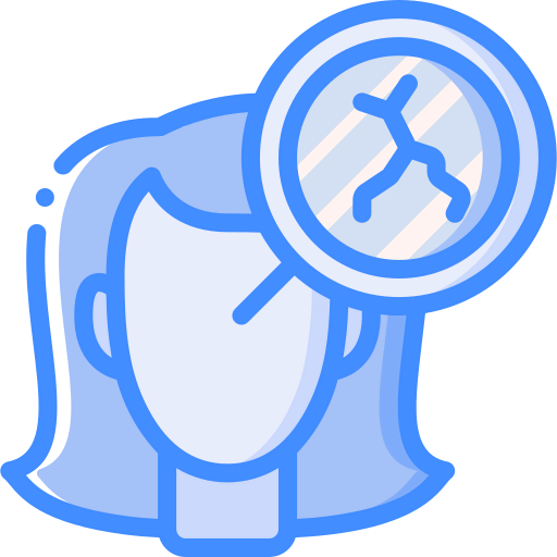 Cracked skin icon