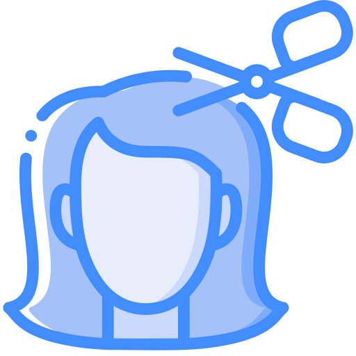 Hair cut icon