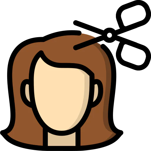 Hair cut icon