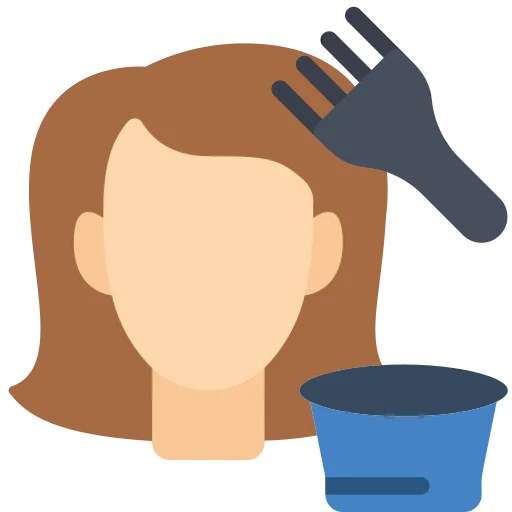 Hair dye ícone