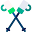 Ski poles icon 64x64