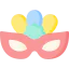 Карнавальная маска иконка 64x64
