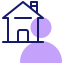 Stay at home icon 64x64