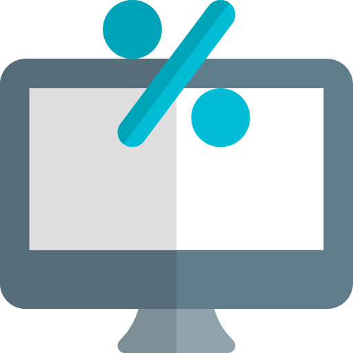 Desktop computer icon