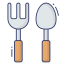 Spoon and fork іконка 64x64