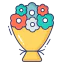 Flower bouquet icon 64x64