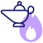 Oil lamp icon 64x64