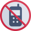 No mobile phone icon 64x64