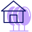 Eco house icon 64x64