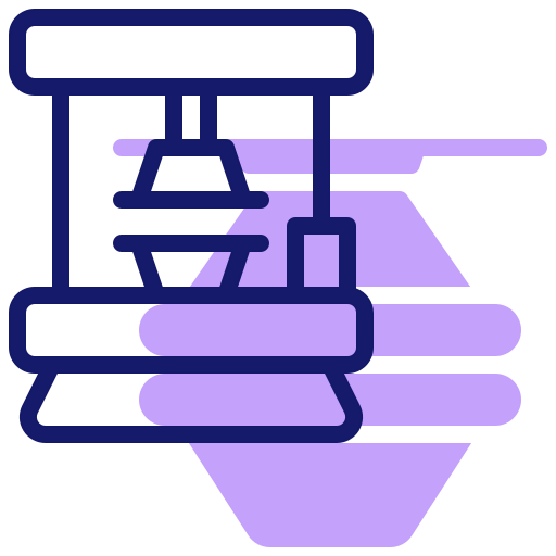 Press machine icon