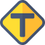 T junction icon 64x64