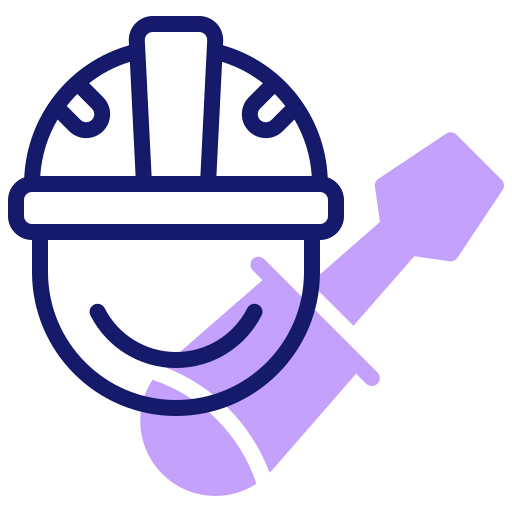 Construction worker icon