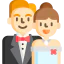 Bride and groom ícono 64x64