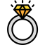 Wedding ring icon 64x64
