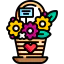 Flower bouquet icon 64x64