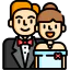 Bride and groom icon 64x64