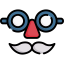 Glasses with mustache 图标 64x64