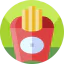 French fries icon 64x64