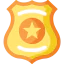 Police badge Ikona 64x64