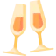 Champagne glasses Ikona 64x64