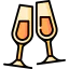 Champagne glasses ícono 64x64