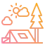 Camping icon 64x64