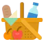 Picnic basket icon 64x64