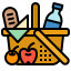 Picnic basket icon 64x64