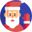 Santa claus icon 64x64