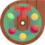 Christmas wreath icon 64x64