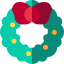 Christmas wreath icon 64x64