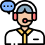 Call center agent icon 64x64