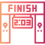 Finish line icon 64x64