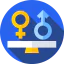 Gender equality icon 64x64