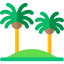Palm trees icon 64x64