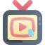 Streaming tv app icon 64x64