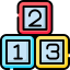 Number blocks ícono 64x64