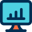Bar chart icon 64x64