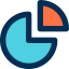 Pie chart icon 64x64