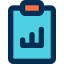 Bar chart icon 64x64