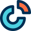 Pie chart icon 64x64