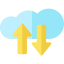 Cloud computing ícone 64x64